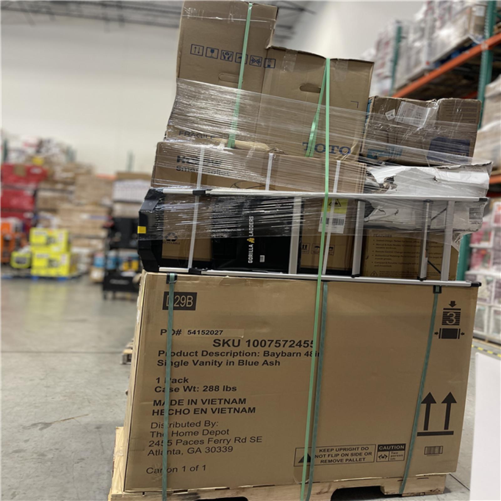 DALLAS LOCATION- AS-IS HOME IMPROVEMENT PALLET