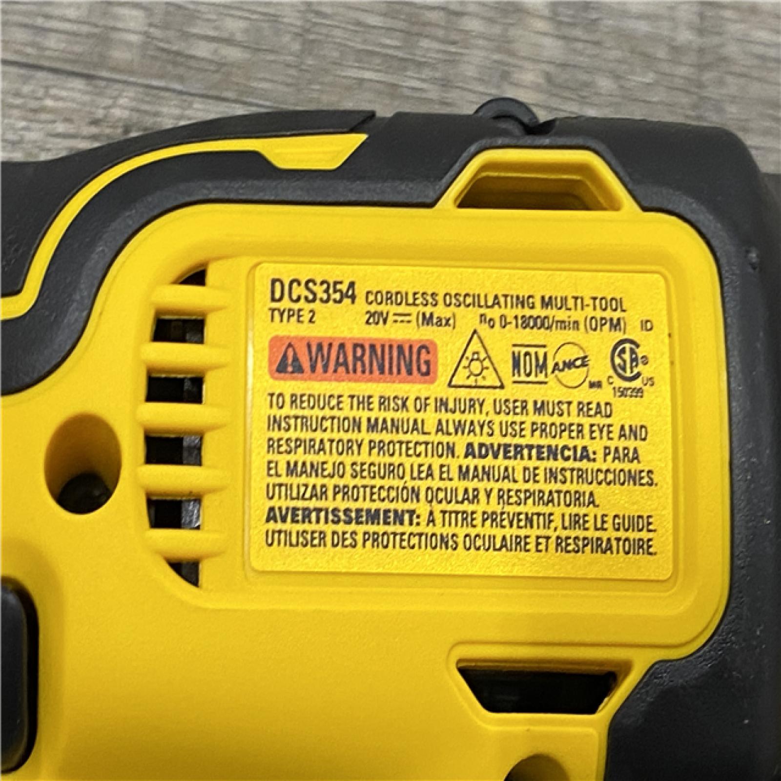 AS-IS DEWALT ATOMIC 20V MAX Cordless Brushless Oscillating Multi Tool (Tool Only)