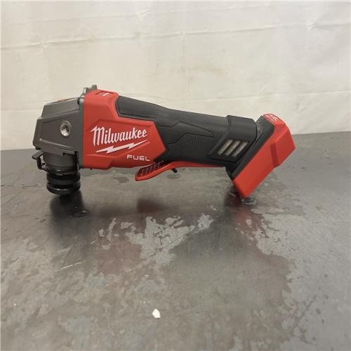 AS-IS- Milwaukee FUEL 18-Volt Lithium-Ion Brushless Cordless 4-1/2 in./5 in. Grinder W/Paddle Switch (Tool-Only)