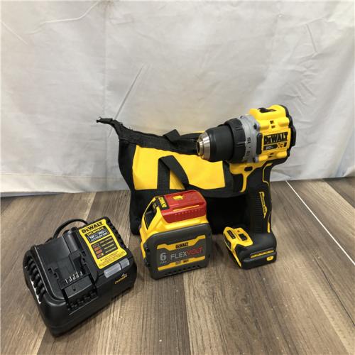 AS-IS DEWALT 20V MAX XR Lithium-Ion Brushless Cordless 1/2 in. Drill/Driver Kit