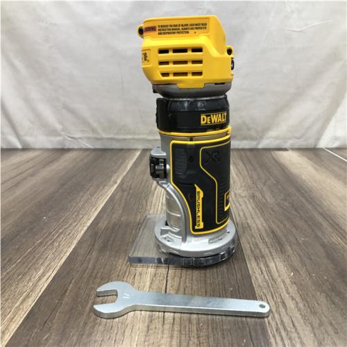 AS-IS DEWALT 20V MAX XR Cordless Brushless Fixed Base Compact Router (Tool Only)