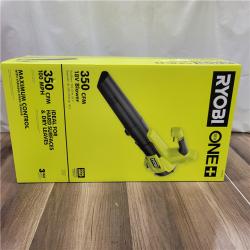 NEW! RYOBI ONE+ 18V 100 MPH 350 CFM Cordless Battery Variable-Speed Jet Fan Leaf Blower (Tool Only)