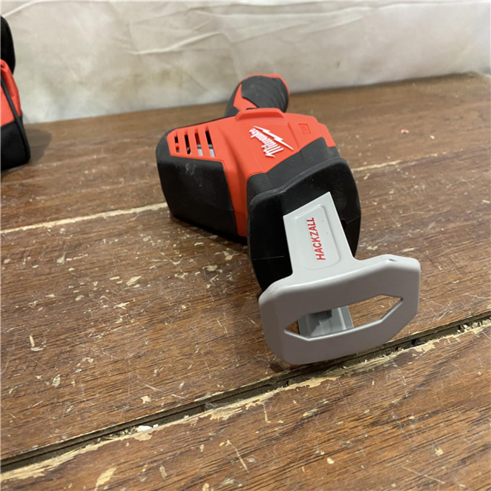 AS-IS Milwaukee 2420-21 - M12 Fuel Hackzall 1/2  12V 1.5Ah Cordless Straight Handle Reciprocating Saw Kit
