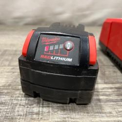 AS-IS Milwaukee 18-Volt Lithium-Ion XC Starter Kit with One 5.0Ah Battery and Charger