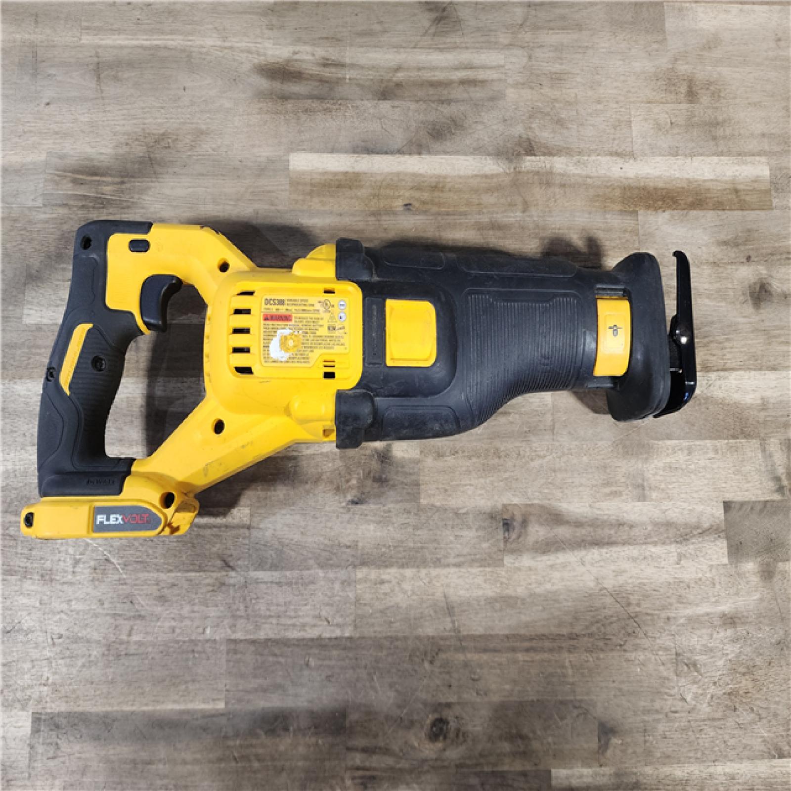HOUSTON LOCATION - AS-IS Dewalt FLEXVOLT 60-Volt MAX Lithium-Ion Cordless Brushless Reciprocating Saw (Tool-Only)