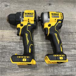 AS-IS DEWALT ATOMIC 20-Volt MAX Lithium-Ion Cordless Combo Kit
