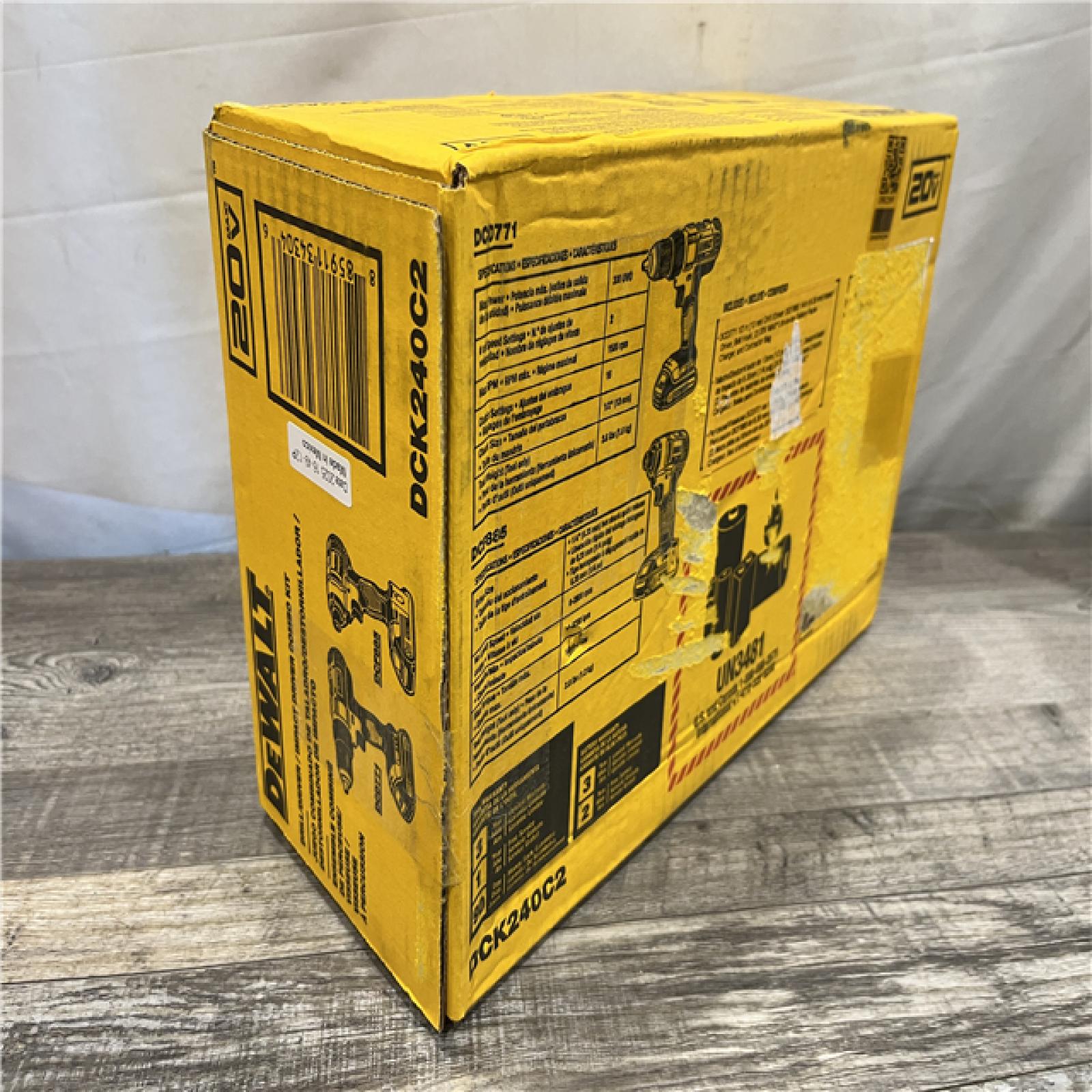 NEW - DEWALT 20V MAX Cordless Drill/Impact 2 Tool Combo Kit