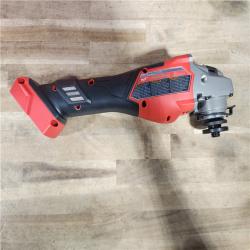 HOUSTON LOCATION - AS-IS (APPEARS LIKE NEW) MILWAUKEE M18 4-1/2 - 6 BRAKING GRINDER, SLIDE SWITCH (TOOL ONLY)