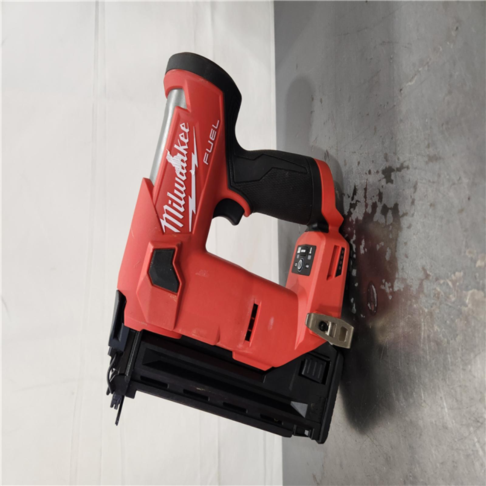 AS-IS- M12 FUEL 12-Volt Lithium-Ion Brushless Cordless 18-Guage Compact Brad Nailer (Tool Only)