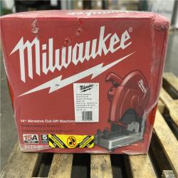 Dallas Location - NEW- Milwaukee 14 in. 15 Amp Abrasive Cut-Off Machine(Lot Of 2)