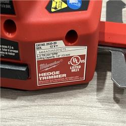 AS-IS Milwaukee M12 FUEL 8 Cordless Hedge Trimmer Kit