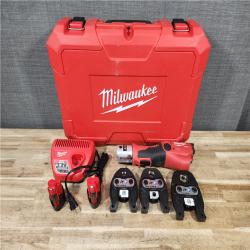 HOUSTON LOCATION - AS - IS Milwaukee 12-Volt Lithium-Ion FORCE LOGIC Copper Press Tool Kit