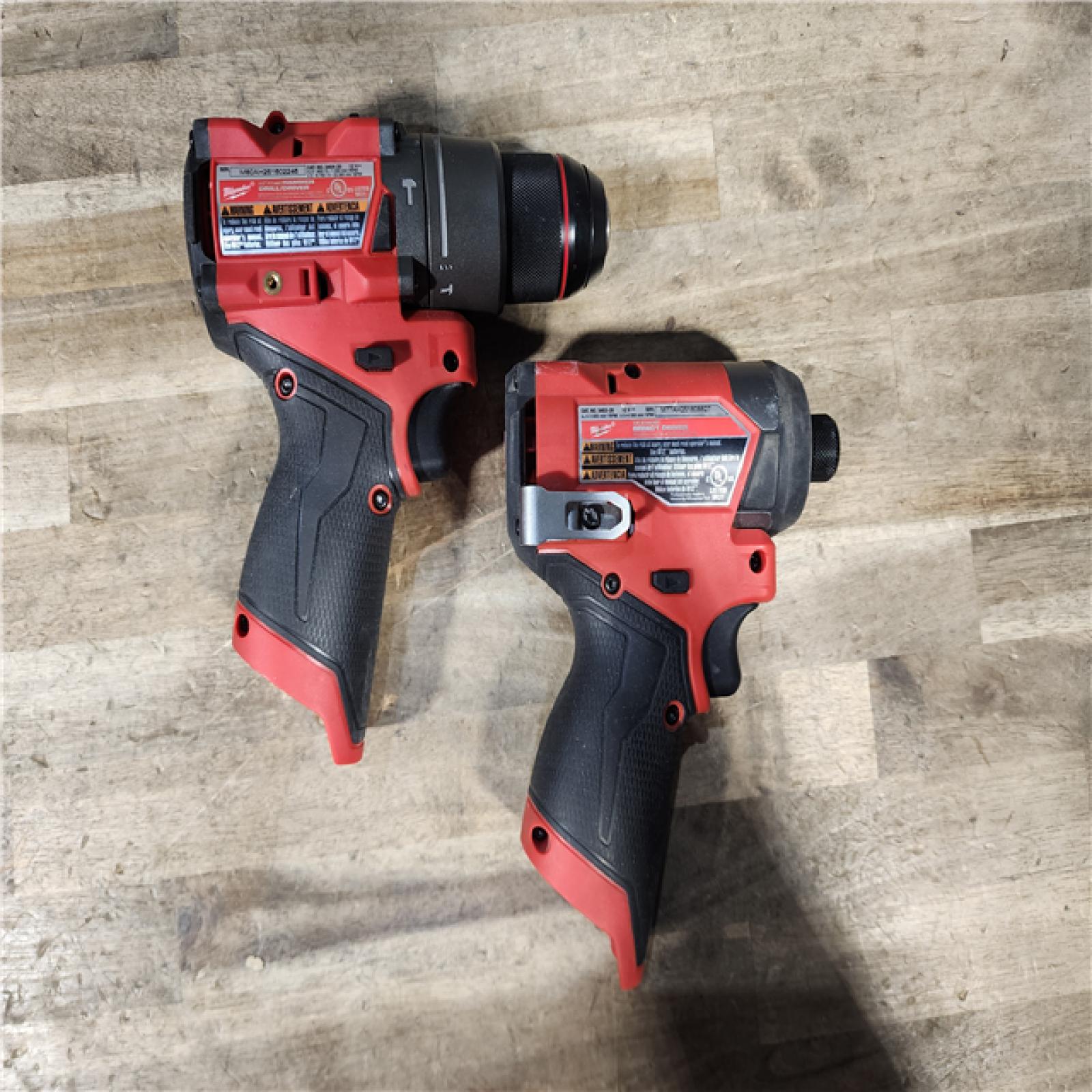 HOUSTON LOCATION - AS-IS Milwaukee 3497-22 12V Brushless Hammer Drill and Impact Driver Combo Kit