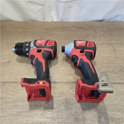 AS-IS Milwaukee 18V Lithium-Ion Cordless Drill Driver/Impact Driver Combo Kit