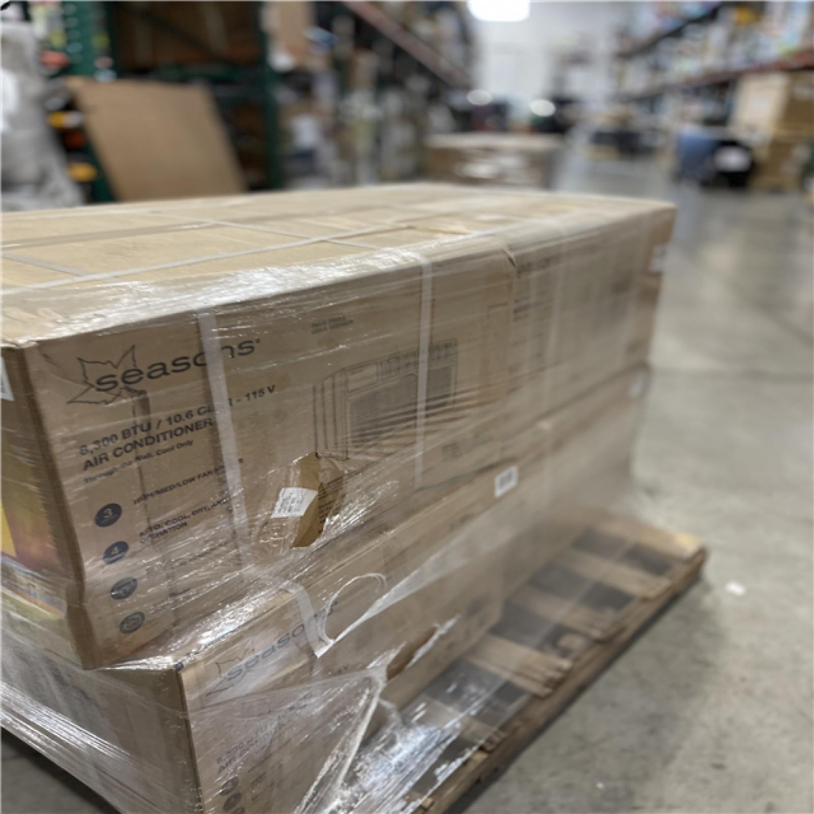 DALLAS LOCATION- NEW!- Seasons 8 000 BTU 115 V Through-The-Wall Cool-Only Air Conditioner (4 UNITS)