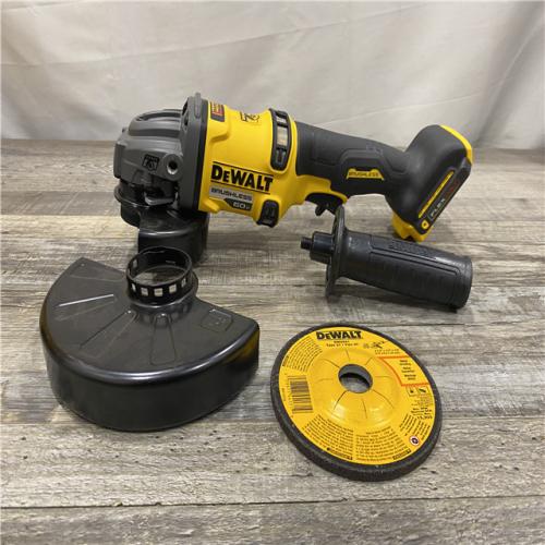 AS-IS DEWALT 60V MAX Cordless Brushless 4.5 in. to 6 in. Small Angle Grinder with Kickback Brake (Tool Only)