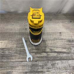 AS-IS DEWALT 20V MAX XR Cordless Brushless Fixed Base Compact Router (Tool Only)