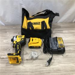 AS-IS DEWALT Atomic 20V Max Lithium-Ion Cordless Compact 1/4 in. Impact Driver Kit