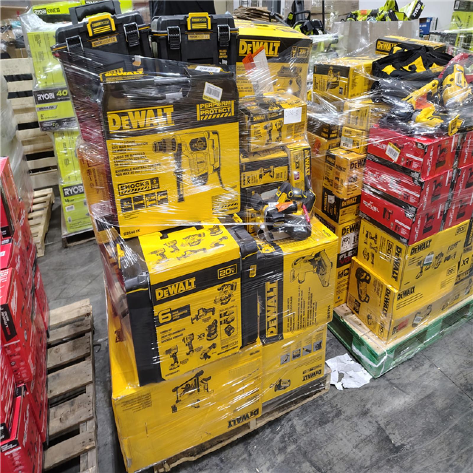 Pittston Location As-Is Power Tools Partial Truckload (13 Pallets) 0186-B