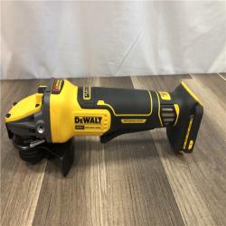 AS-IS DEWALT 20V Cordless Brushless 4-1/2 in. - 5 in. Variable Speed Angle Grinder with FLEXVOLT Advantage (Tool-Only)