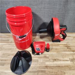 HOUSTON LOCATION - AS-IS (APPEARS LIKE NEW) Milwaukee M12 12-V Lithium-Ion Cordless Drain Snake Auger kit