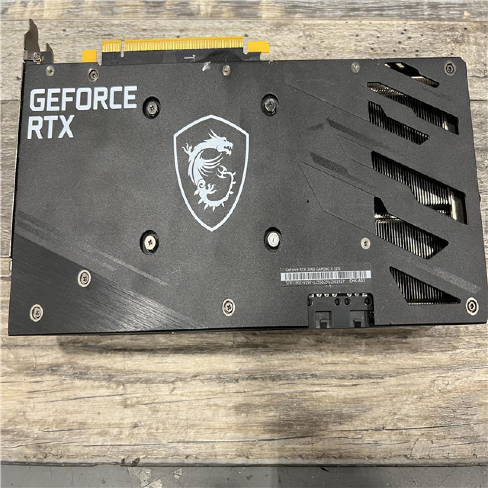 AS-IS MSI Gaming GeForce RTX 3060 12GB 15 Gbps GDRR6
