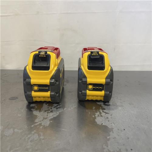 AS-IS- DEWALT FLEXVOLT 20V/60V MAX Lithium-Ion 6.0Ah Battery Pack (2 Pack)