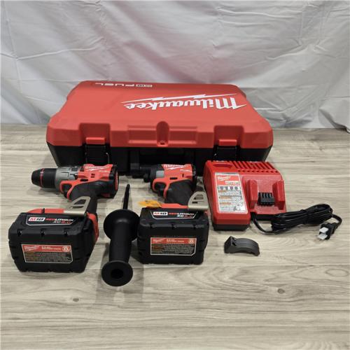 LIKE NEW! - MILWAUKEE FUEL 18V Cordless Hammer Drill and Impact Driver Combo Kit
