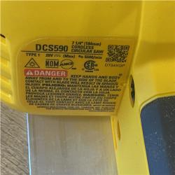 AS-IS DEWALT 20-Volt MAX 7-1/4 in. Cordless Circular Saw (Tool Only)