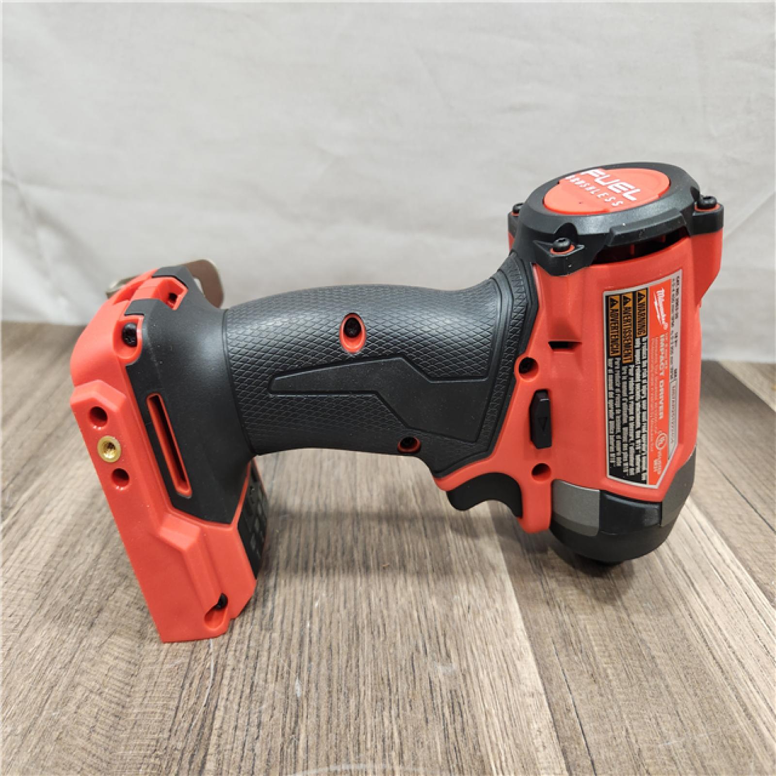 AS-IS- Milwaukee 18V Lithium-Ion Brushless Cordless 1/4 Hex Impact Driver (Tool-Only)
