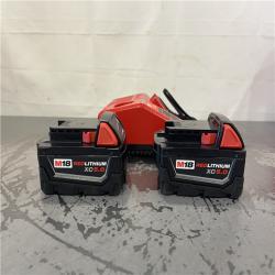AS-IS- Milwaukee M18 18-Volt Lithium-Ion XC Starter Kit with Two 5.0Ah Batteries and Charger