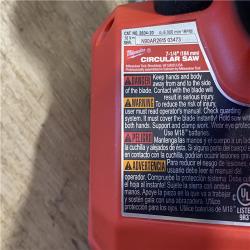 AS-IS Milwaukee FUEL 18V Lithium-Ion Brushless Cordless 7-1/4 in. Circular Saw (Tool-Only)