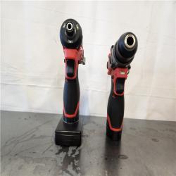 AS-IS- Milwaukee 12V Brushless Hammer Drill and Impact Driver Combo Kit