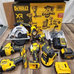 GOOD DEWALT 20-Volt MAX Lithium-Ion Cordless 7-Tool Combo Kit with 2.0 Ah Battery, 5.0 Ah Battery and Charger