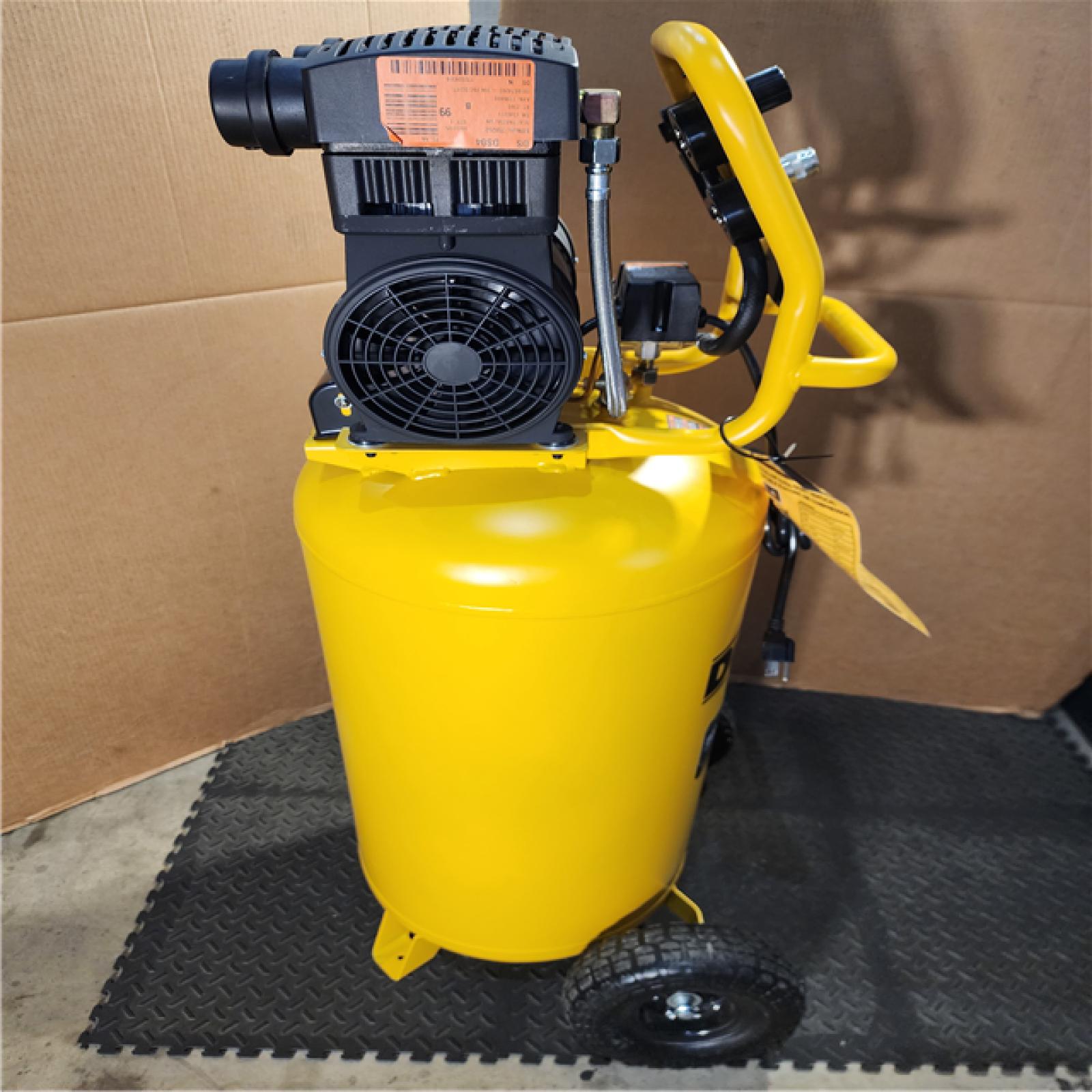 HOUSTON LOCATION - AS-IS DEWALT 26 Gal. 175 PSI Ultra Quiet Portable Electric Air Compressor
