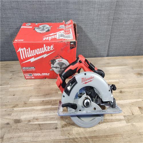 HOUSTON LOCATION - AS-IS Milwaukee 7-1/4 18V Brushless Circular Saw 2631-20 (Bare Tool)