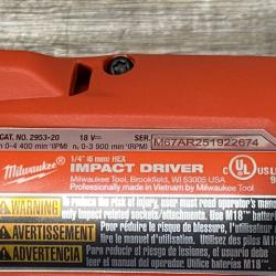 AS-IS Milwaukee FUEL 18V Lithium-Ion Brushless Cordless Hammer Drill and Impact Driver Combo Kit