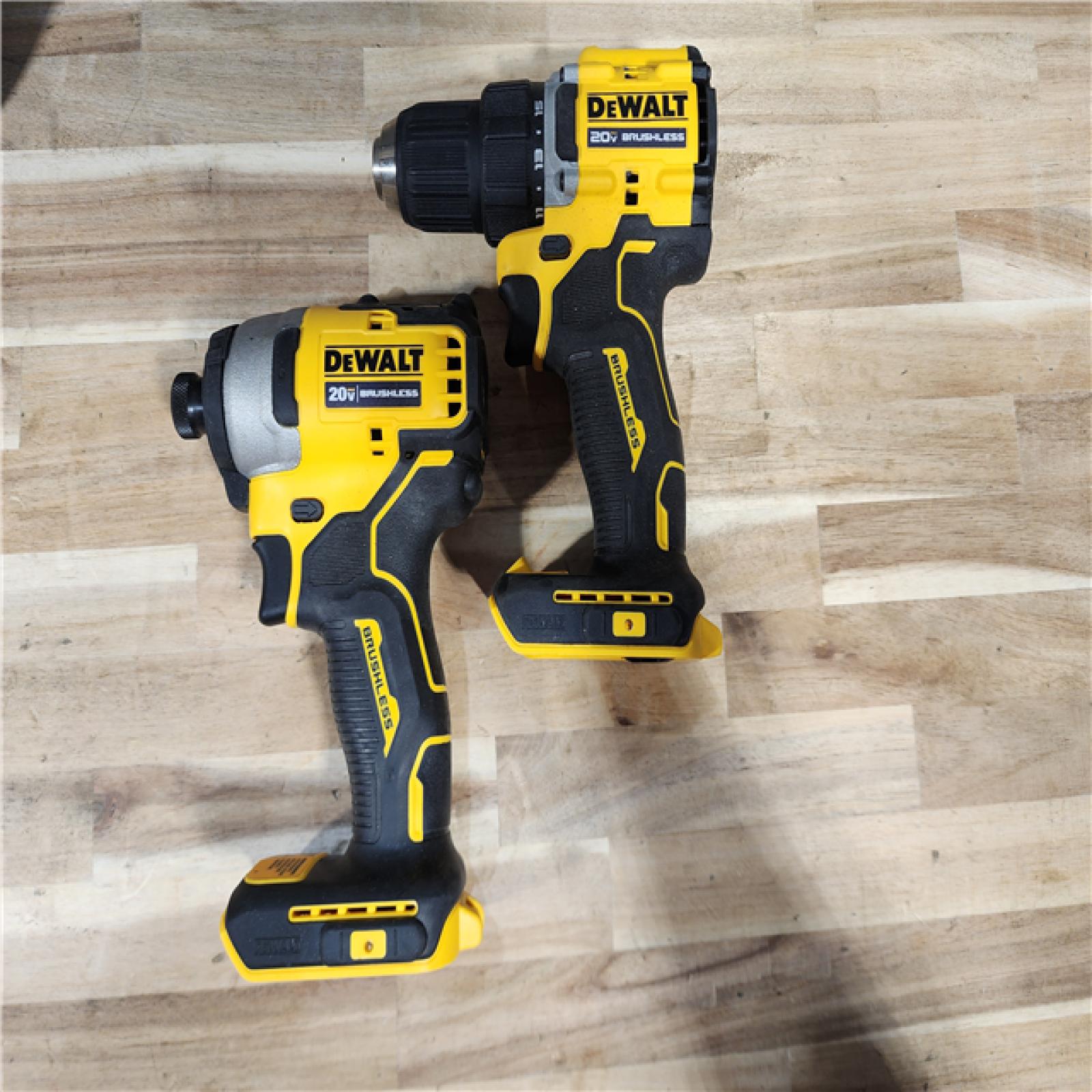 HOUSTON LOCATION - AS-IS DEWALT ATOMIC 20-Volt MAX Lithium-Ion Cordless Combo (2-Tool) Kit
