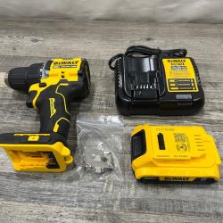 AS-IS DEWALT Atomic 20V Lithium-Ion Cordless Compact 1/2 in. Drill/Driver Kit