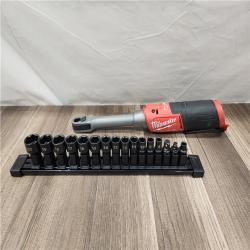AS-IS- Milwaukee M12 FUEL INSIDER Extended Reach Box Ratchet (Tool-Only)
