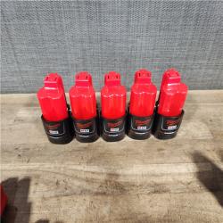 HOUSTON LOCATION - AS-IS MILWAUKEE BATTERY PACK QTY - 15