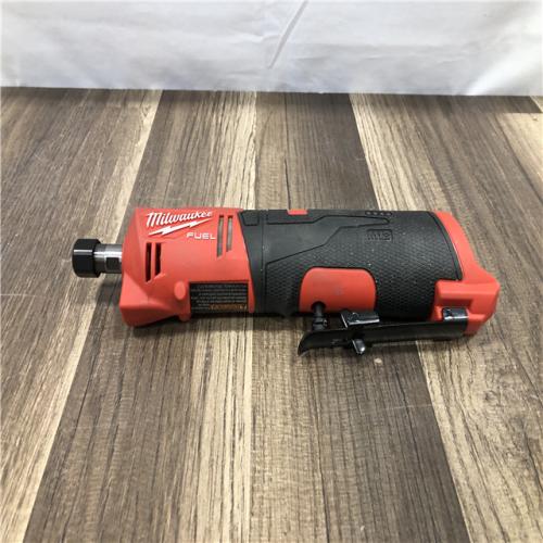 AS-IS Milwaukee FUEL 12V Lithium-Ion Brushless Cordless 1/4 in. Straight Die Grinder (Tool-Only)