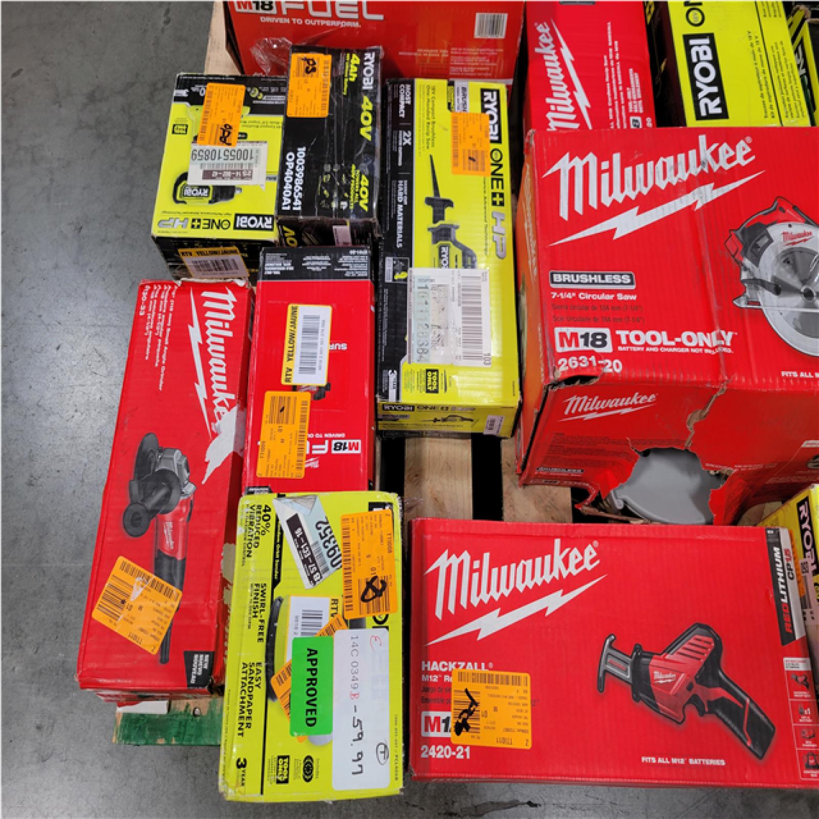 CALIFORNIA AS-IS TOOL PALLET
