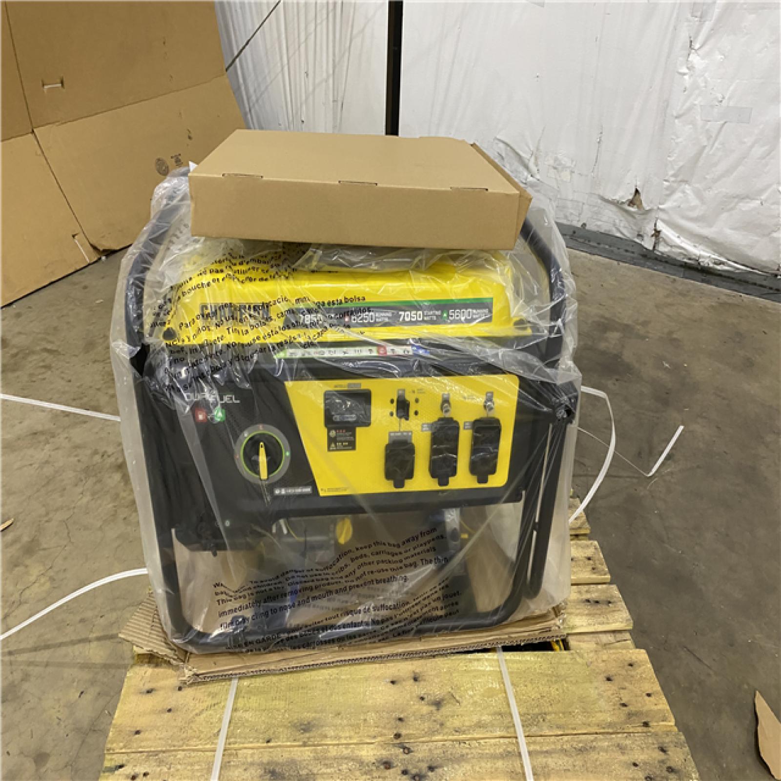 Houston Location AS IS - Champion Generator 7050 Starting Watts
