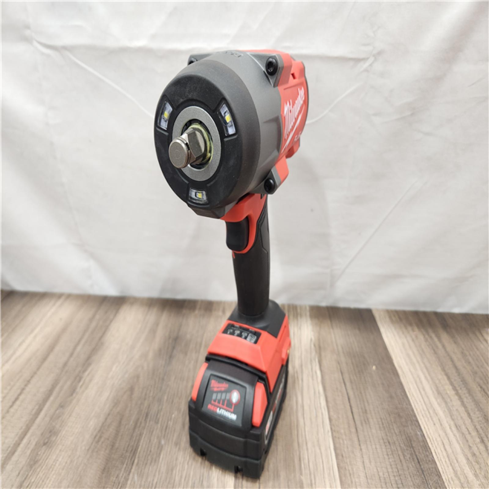 AS-IS- Milwaukee M18 1/2 in. Cordless Brushless High Torque Impact Wrench Kit (Battery & Charger)