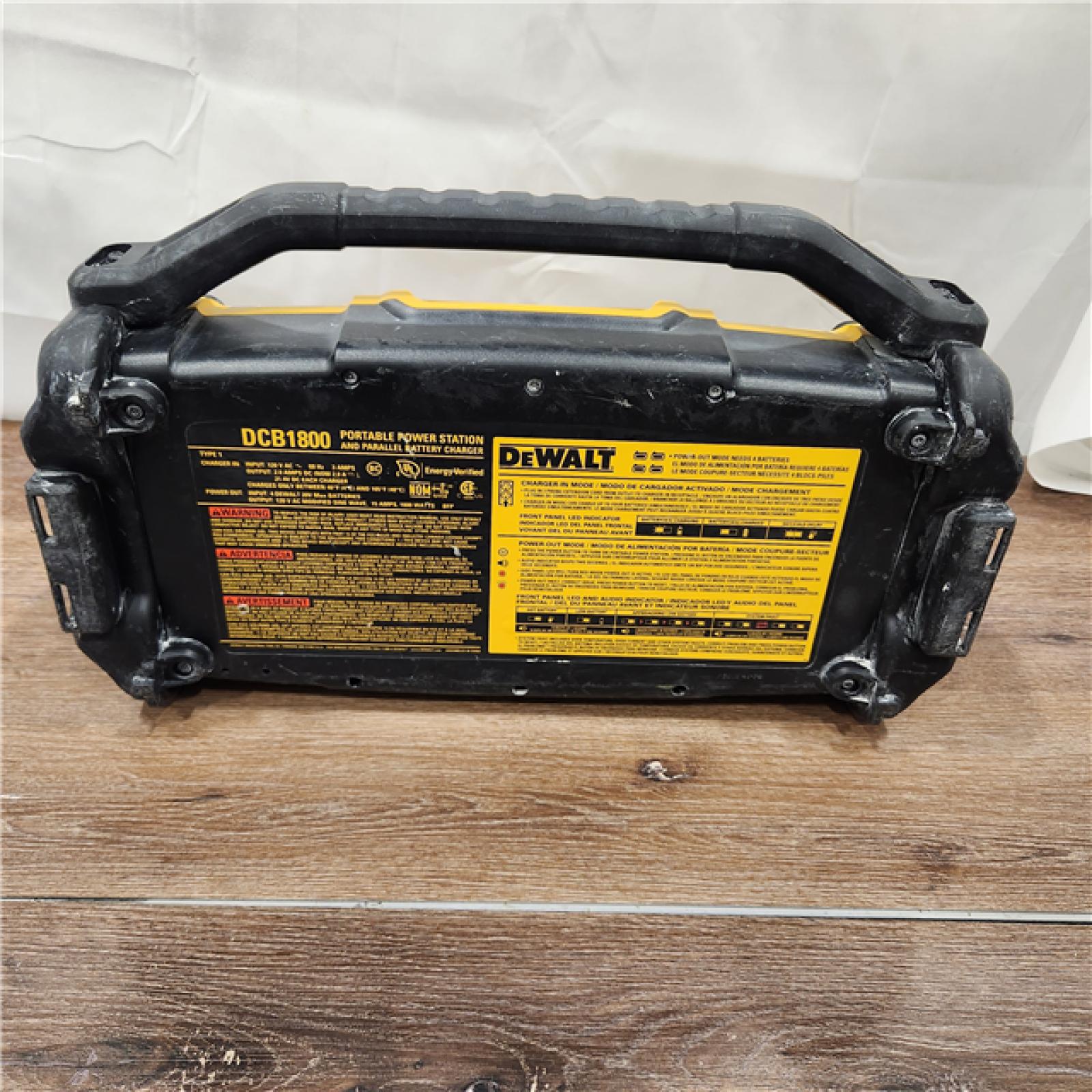AS-IS DEWALT 1800 Watt Portable Power Station Battery Charger (Tool Only)
