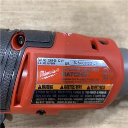 AS-IS Milwaukee FUEL 12V Lithium-Ion Brushless Cordless 3/8 in. Extended Reach High Speed Ratchet (Tool Only)