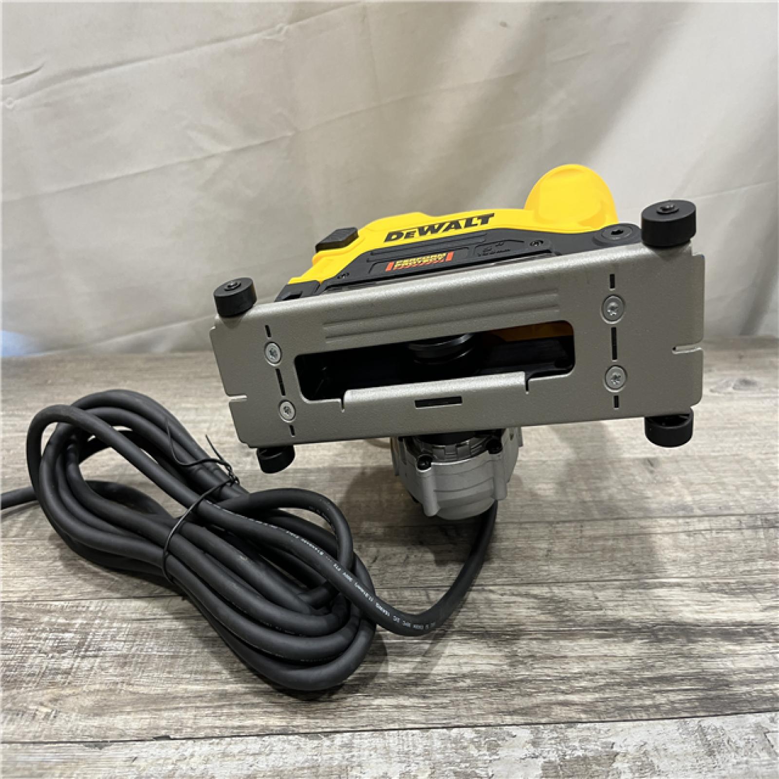 AS-IS DEWALT 13 Amp Corded 4.5 - 5 in. Angle Grinder Kit with Dust Shroud