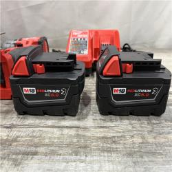 AS-IS Milwaukee FUEL 18V Lithium-Ion Brushless Cordless 1/2 in. Hammer Drill Driver Kit
