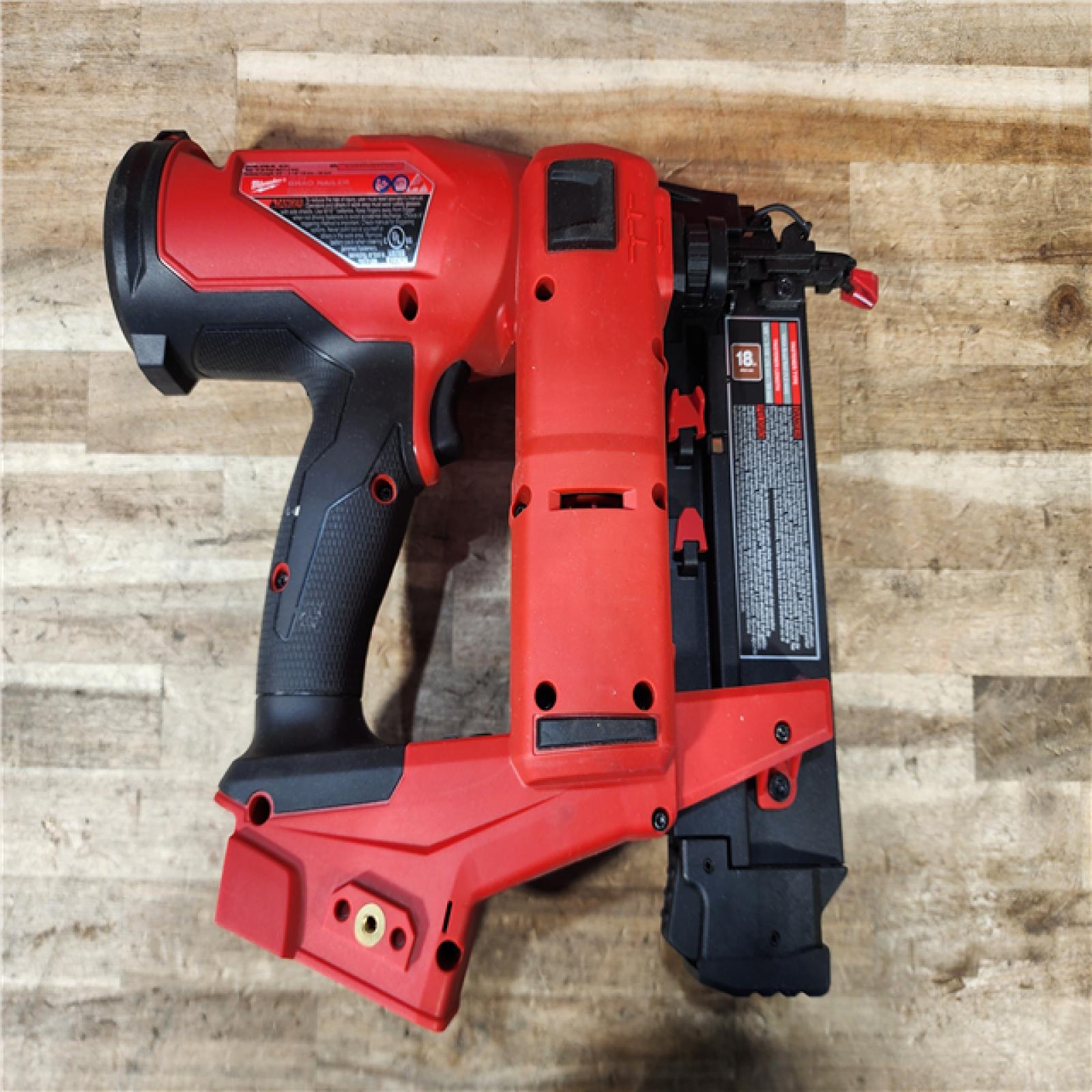 HOUSTON LOCATION - AS-IS Milwaukee FUEL 18-Volt Lithium-Ion Brushless Cordless Gen II 18-Gauge Brad Nailer (Tool-Only)